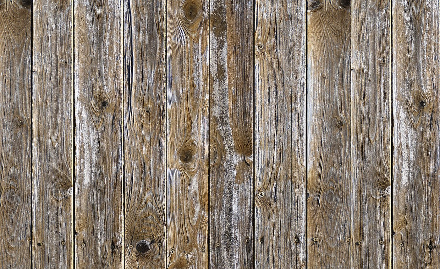 Weathered wooden wall