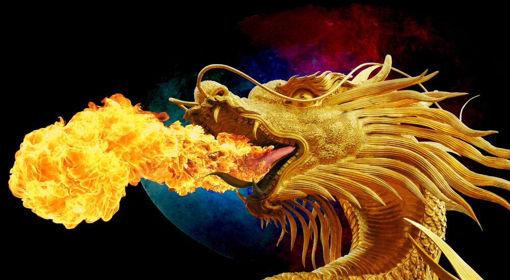 Fire-breathing dragon